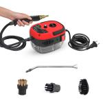 1500W Portable Handheld Steam Cleaner High Temperature Pressurized Steam Cleaning Machine with Brush Heads for Furniture Car