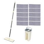 Microfiber Squeeze Mops Cloth Multipurpose Microfiber Mop Pads Water Absorption with Bucket Home Kitchen Cleaner