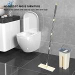 Microfiber Squeeze Mops Cloth Multipurpose Microfiber Mop Pads Water Absorption with Bucket Home Kitchen Cleaner