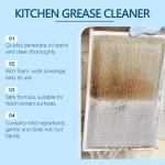 100ml Kitchen Grease Power Cleaner Remove Heavy Oil Stain Dirt Cleaning Stove Utensils Grill Oven Decontamination Foam Spray