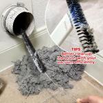 Holikme Dryer Vent Cleaner Kit 2 Pack - Household Cleaning Supplies 304 Stainless Steel Dryer Lint Brush Home Essentials for Lint Trap Dust Vacuum Brush