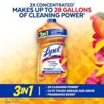 Lysol Power Clean Multi-Surface Cleaner, 2x Concentrated Pour, Mango & Hibiscus, 28 Fl Oz