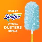 Swiffer Dusters Refill for Cleaning, Made by SWIFFER, Feather & Microfiber Duster Disposable Alternative, for Dusting Furniture, Blinds, Ceiling Fans, Walls, Helps Remove Allergens, Unscented, 18ct​