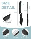 SXhyf Crevice Cleaning Brush - Grout Scrub Brush, House Cleaning Supplies, Gap Cleaning Tools, Home Essentials, Gifts for Women Men, Hard Bristle Crevice Cleaner Brush for Household Use, Bathroom