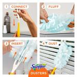 Swiffer Dusters Refill for Cleaning, Made by SWIFFER, Feather & Microfiber Duster Disposable Alternative, for Dusting Furniture, Blinds, Ceiling Fans, Walls, Helps Remove Allergens, Unscented, 18ct​