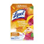 Lysol Click Gel Automatic Toilet Bowl Cleaner, Toilet Gel Stamp, Toilet Freshener, Bathroom Essentials, Refreshing Mango & Hibiscus Scent, 6 Count (Pack of 1)