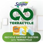 Swiffer Dusters Refill for Cleaning, Made by SWIFFER, Feather & Microfiber Duster Disposable Alternative, for Dusting Furniture, Blinds, Ceiling Fans, Walls, Helps Remove Allergens, Unscented, 18ct​