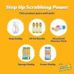 Scrub Daddy Scrub Mommy Sponges - Dish Scrubber + Non-Scratch Cleaning Sponges Kitchen, Bathroom + Multi-Surface Safe - Dual-Sided Dish Sponges for Scrubbing - Online Exclusive (3 Count)