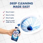 Lysol Toilet Bowl Cleaner, Max Strength Bathroom Cleaning Supplies, Toilet Bowl Cleaner Clinging Gel, Home Essential, Instant Stain Removal, Disinfecting and Deodorizing, Bleach Free, 24 oz (2 ct)
