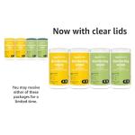 Amazon Basics Wipes, Lemon & Fresh Scent, Sanitizes/Cleans/Deodorizes, 340 Count (4 Packs of 85)