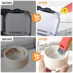 3 in 1 Cup Lid Gap Cleaning Brush Set, Multifunctional Bottle Cleaning Brush, Cup Lid Gap Cleaner, Home Kitchen Crevice Brush Tools(Multicolor)