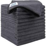 HOMEXCEL Microfiber Cleaning Cloth 12 Pack, 12.5 x 12.5 inch Microfiber Towels for Cars, Ultra Absorbent Car Washing Cloth, Lint Free Streak Free Cleaning Rags for Car, Kitchen, and Window (Grey)