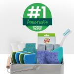 Scotch-Brite Non-Scratch Scrub Sponges, For Washing Dishes and Cleaning Kitchen, 9 Scrub Sponges