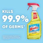 Windex Multipurpose Cleaner Disinfectant Spray Bottle, Packaging Designed to Prevent Leakage and Breaking, Surface Cleaning Spray, Citrus Fresh Scent, 23 Fl Oz