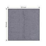 HOMEXCEL Microfiber Cleaning Cloth 12 Pack, 12.5 x 12.5 inch Microfiber Towels for Cars, Ultra Absorbent Car Washing Cloth, Lint Free Streak Free Cleaning Rags for Car, Kitchen, and Window (Grey)