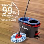 O-Cedar RinseClean Spin Mop & Bucket System | Clean with Clean Water | Removes 99% of Bacteria