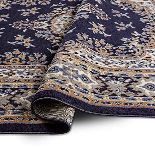 Premium Sakarya Traditional Area Rug, Navy 200 x 300 cm