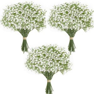 15 Pcs Artificial Baby's Breath Floral Decor