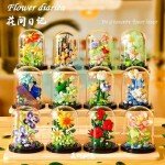 Mini Flower Building Blocks - Creative Home Decor