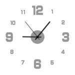 Frameless DIY Silent Clock Wall Art Decor