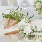 10/15pcs Baby Breath Artificial Flower Bouquet Set