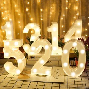 LED Alphabet Lamp for Home and Party Decor