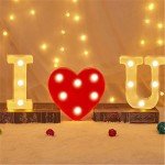 Alphabet LED Letter Lamp for Home Decor