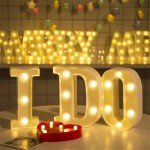 Alphabet LED Letter Lamp for Home Decor