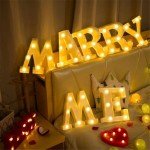 Alphabet LED Letter Lamp for Home Decor