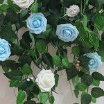 25pcs Faux Roses for DIY Wedding Decor