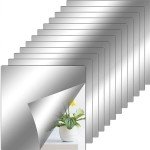 Flexible Self-Adhesive Mirror Sheets for Home Decor