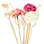 10PCS Pink Hydrangea Reed Diffuser Sticks Decor