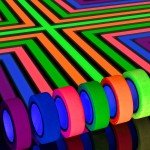 6-Piece Fluorescent Tape Set for DIY Crafts