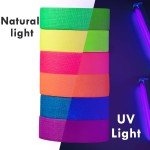 6-Piece Fluorescent Tape Set for DIY Crafts