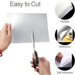 Flexible Self-Adhesive Mirror Sheets for Home Decor