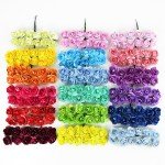 144pcs Mini Paper Rose Flower Heads for Decor
