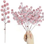 Holly Berry Artificial Plant for Festive Decor