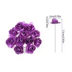 144pcs Mini Paper Rose Flower Heads for Decor