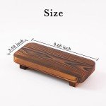 Wood Soap Dispenser Stand for Home and Bath
