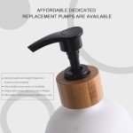 MOMEEMO Black & White Soap Dispenser Set