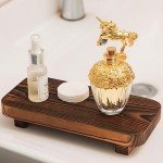 Wood Soap Dispenser Stand for Home and Bath