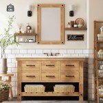 QEEIG ‎Bathroom Shelves Over Toilet - Paper Storage Wall Mounted Farmhouse Decor Decorations Aesthetic Décor Sign Small Floating Shelf 2+1 Set 16 inch, Rustic Brown (020BN)