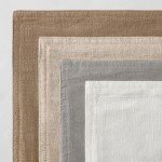MIULEE Neutral Linen Pillow Covers Pack of 4 Decorative Natural Solid Throw Pillow Covers Soft Accent Boho Farmhouse Couch Pillowcases Modern Home Decors for Living Room Bed Sofa 18x18 Inch