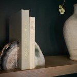 Beautiful Decorative Books - Set of 2 Linen Boxes Enhance Your Coffee Table, Bookshelf or Mantle Decor - Aesthetic Fake/Faux Books for Modern Home Decoration, Photo Storage and as a Keepsake Box