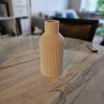 DOUMIYI Vase, White Ceramic Vase, Flower Vase, Minimalist Modern Home Decor, Matte Finish Pampas Grass Vase for Table, Fireplace, Shelf, Mantel, Entryway and Centerpieces