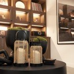 Natural Rattan Boho Lanterns - Handcrafted Decor to Enhance Your Home - Modern Farmhouse Beauty Perfect for Any Living Room, Patio & Porch, Indoor and Outdoor Coffee Table or Kitchen Dining Table