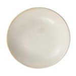 Creative Co-Op Stoneware Bowl w Reactive Glaze, White
