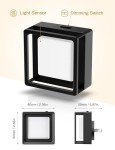 DORESshop LED Night Light, Night Lights Plug Into Wall [2 Pack] with Dusk-to-Dawn Sensor, Dimmable Nightlights, Adjustable Brightness for Bathroom, Hallway, Bedroom,Kids Room,Stairway,Soft White