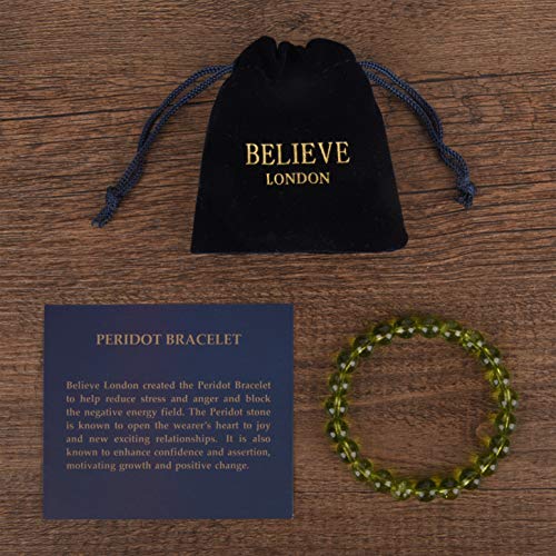 Believe London Peridot Chakra Bracelet - Stress Relief