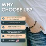 Citrine Gemstone Beaded Bracelets - Small Size